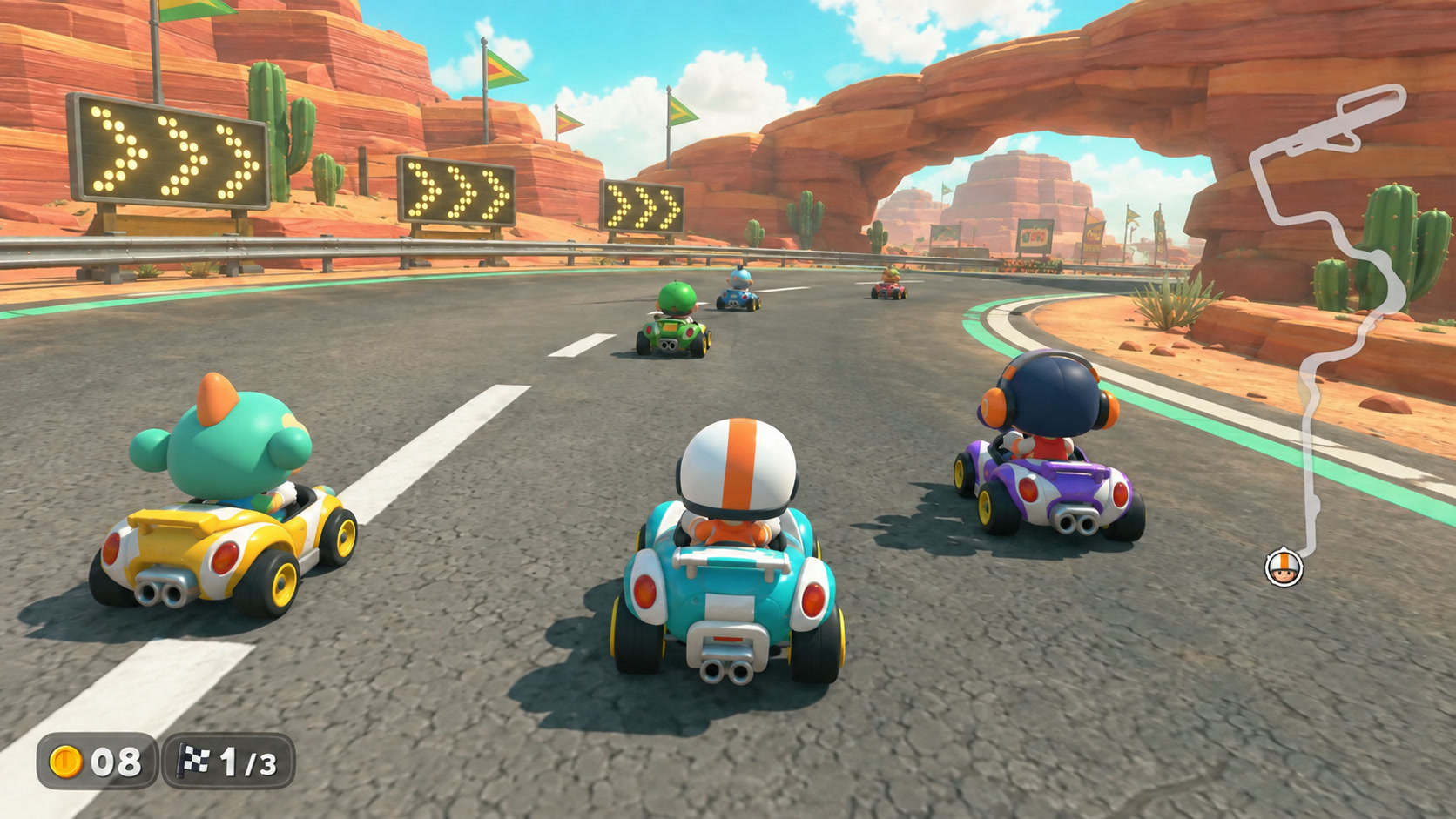 The visual reference for the kart game.