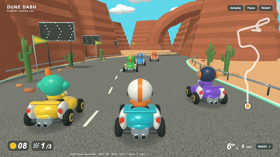 Dune Dash built in Cyclotron.